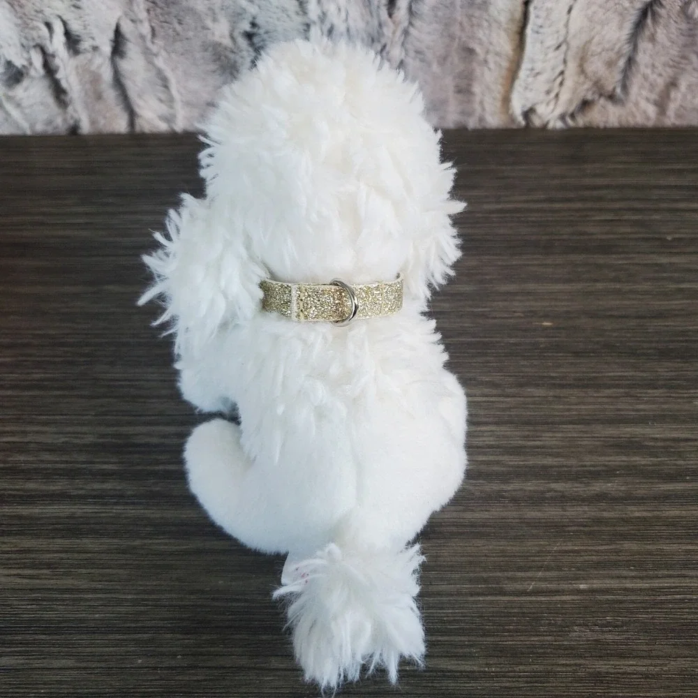 Justice Pet Shop White Poodle Puppy Dog Gigi Plush Mini Stuffed Toy 5